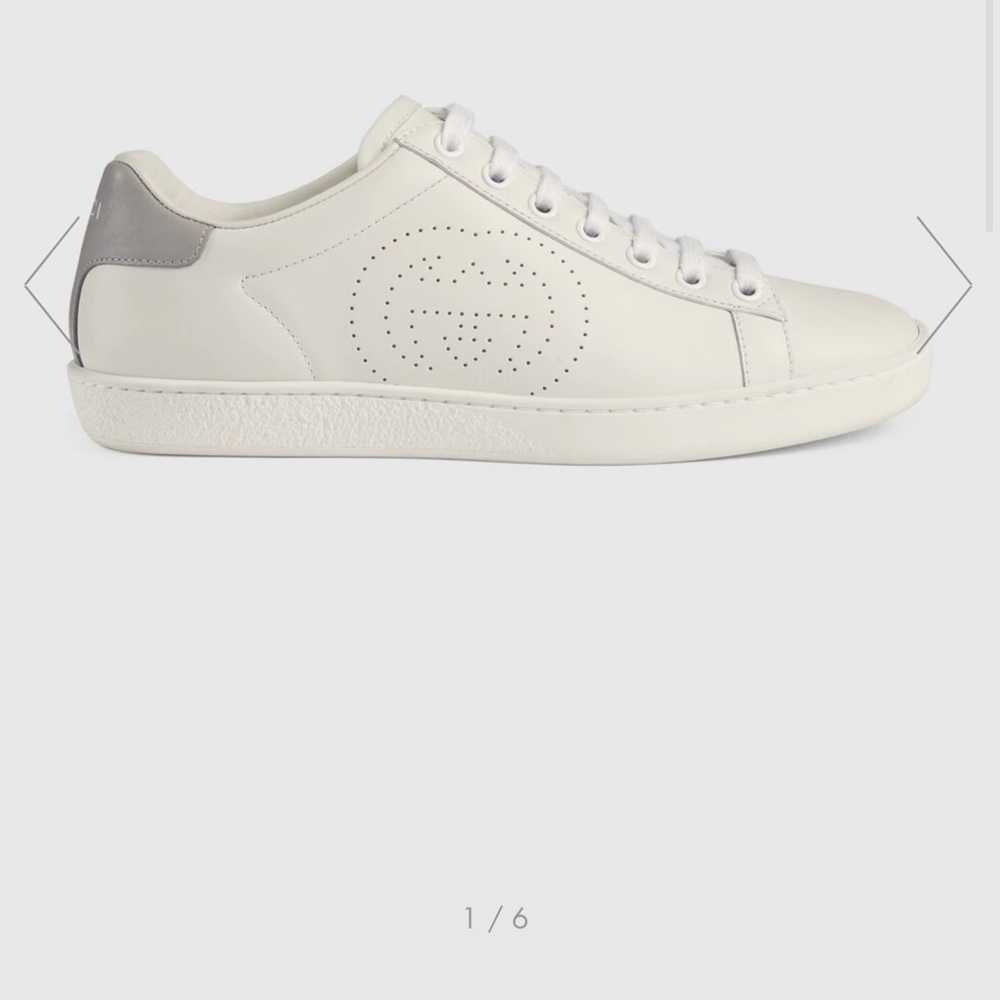 Gucci sneakers used. White